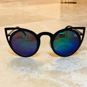 Quay Australia cat eye mirror sunglasses